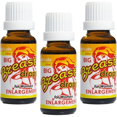 3 x Капки за уголемяване на бюста Big Breast drops