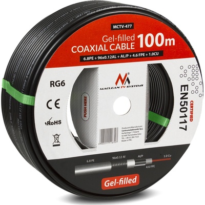 Maclean MCTV-477 coaxial cable 100 m