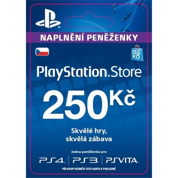 PlayStation Store predplatená karta 250 Kč