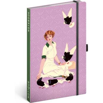 Notique Бележник Гълъби на Катрин Зима, подплатен, 13 x 21 cm BAAGL NOTIQUE | Lilav | Home | UNI