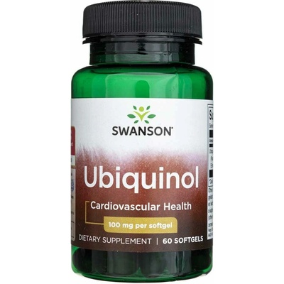 Swanson Ubiquinol Koenzym Q10 100 mg 60 kapslí
