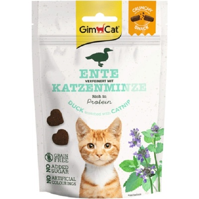 GimCat Crunchy Snack kačka & catnip 50 g