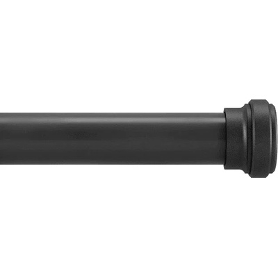Umbra hk ltd (Канада) Телескопичен корниз за пердета и завеси umbra cast iron cap черен - размер 91-183 см (umbra 1015172-1126)
