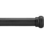 Umbra hk ltd (Канада) Телескопичен корниз за пердета и завеси umbra cast iron cap в черен цвят - размер 91-183 см (umbra 1015172-1126)
