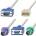 Roline Cable KVM 1xHD15M/F, 1xUSB A/2xPS2M, 1.8m, 11.01. 4702 (11.01.4702)