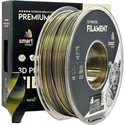 Smart Print FG-S98-E1, 3D филамент, PLA Silk, 1, 75mm, 1000g, Dual Color, Многоцветен (Black, Gold) (FG-S98-E1)