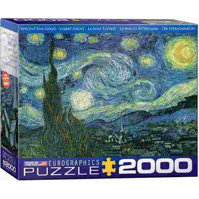 EUROGRAPHICS - Puzzle Vincent van Gogh: Star-Lit-Night - 2 000 piese