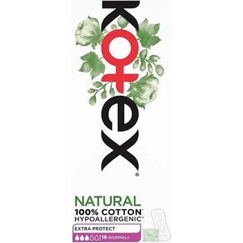Kotex Liners Natural Normal+ 18 ks