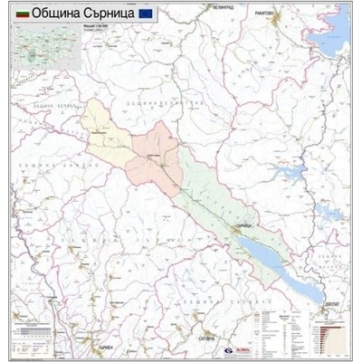 Mapmedia Карта на община Сърница