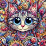 Yazz - Puzzle Big Eyed Cat - 1 000 piese