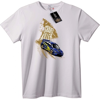 NOONEBRAND Тениска Gravel Killer - S, White