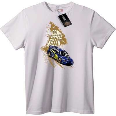 NOONEBRAND Тениска Gravel Killer - S, White