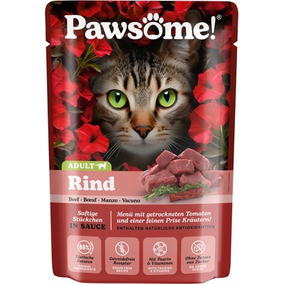Pawsome! Adult s hovädziem mäsom 85 g