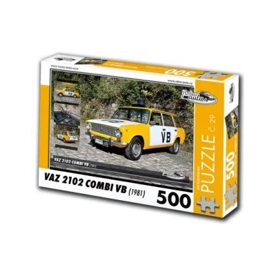 Retro cars - Puzzle VAZ 2102 Combi VB (1981) - 500 piese