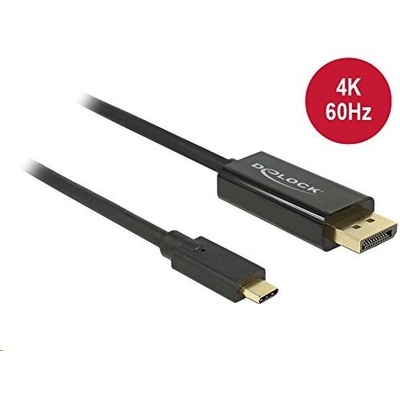 Delock Kабел Delock 85257, USB type C към Displayport (DP Alt Mode), 4K, 60 Hz, 3 м (85257)