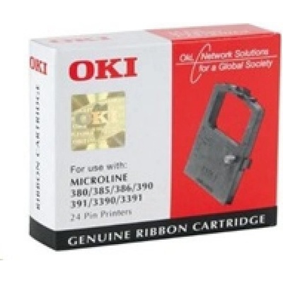 OKI - Černá - Tisková páska - pro Microline 3390, 3391, 380, 385, 390, 390 Elite, 391