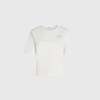 O'NEILL Dámske Tričko s krátkym rukávom SUMMER MUSTHAVES BACK PRINT T SHIRT 1850219 11010 Biela