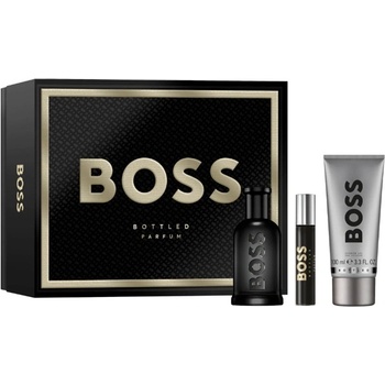 Image 1 of HUGO BOSS Boss Bottled Parfum Комплект (Parfum 100ml + SG 100ml + Parfum 10ml) за Мъже