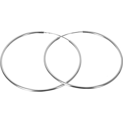 Argento Strieborné náušnice kruhy - 50 mm priemer 65560
