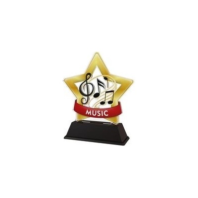 Poháry Bauer Akrylátová trofej STAR001M78 Hudba