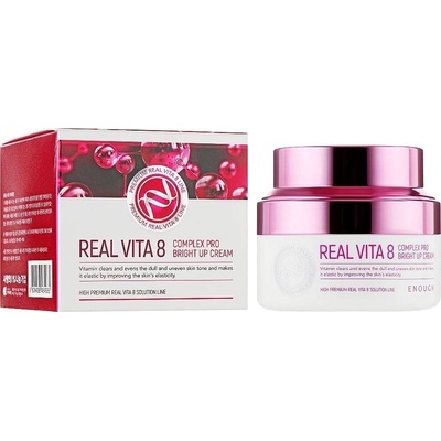 Enough Premium Озаряващ крем за лице Real Vita 8 Complex Pro, 50 ml