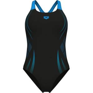 arena Дамски бански костюм Arena Women's Poseidonia Swimsuit Swim Pro Back LB Swimsuit - Black / Turquoise - размер 34 (EU) (150-5762-0311)