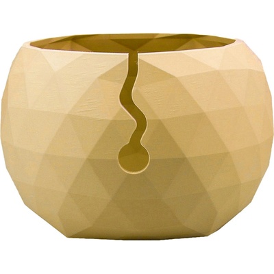 Pro Háčkování Miska na klubíčko LOW POLY L Soft Linen
