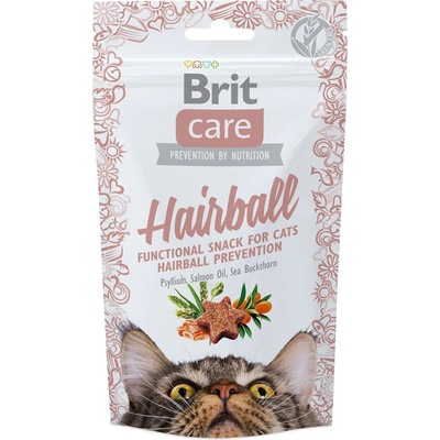 Brit Care 50г Hairball Brit Care, снакс за котки