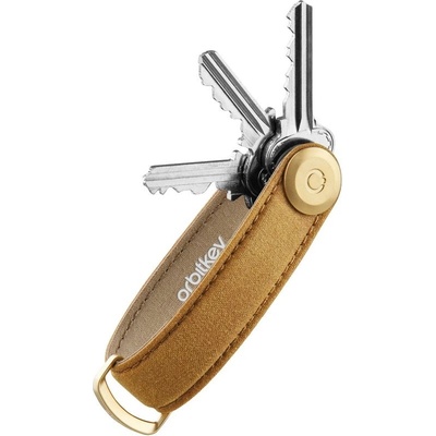 Orbitkey 2.0 Osvědčená z voskované bavlny Waxed Canvas Golden Sand – Zboží Dáma