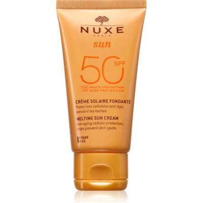NUXE Sun Melting Cream High Protection слънцезащитен крем за лице SPF 50 50ml