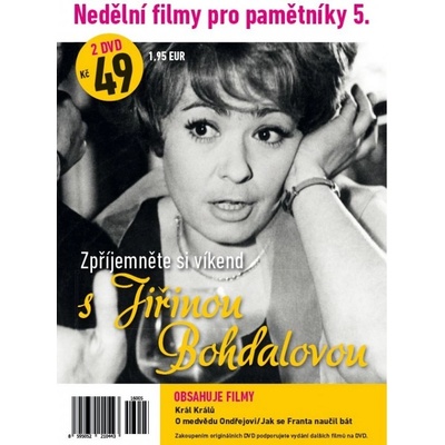 Nedělní filmy pro pamětníky 5. - Jiřina Bohdalová - 2 DVD