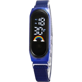 NUBI Дамски часовник NUBI Band, Метална каишка, Син (M6-BLUE)