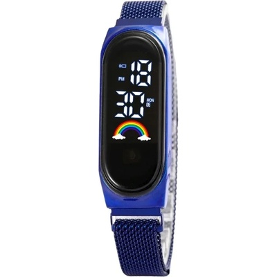 NUBI Дамски часовник NUBI Band, Метална каишка, Син (M6-BLUE)