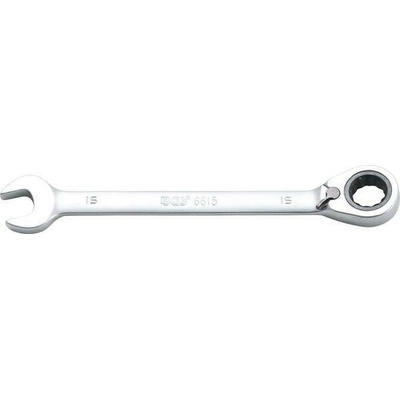 BGS Technic Očkoplochý klíč 15 mm s přepínací ráčnou BGS 6615
