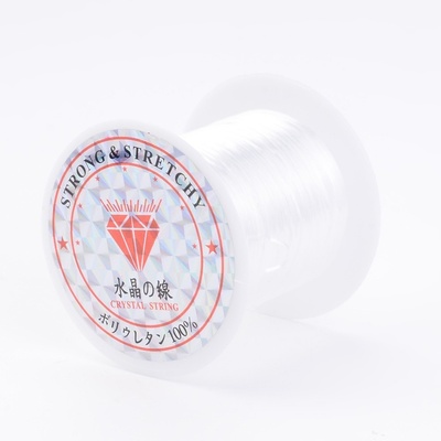 NUBIO Elastická lycra - ø 0.8mm, 10 m, bílá, 1 ks