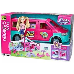 Man Yuk Toys Кемпер с бебе и аксесоари - комплект от 11 части (9045-5)