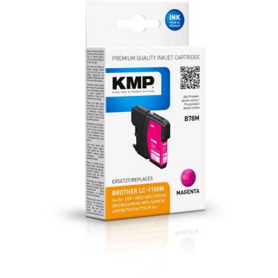 Compatible KMP Brother LC-1100M магента касета от трети производител 325 S (1522,4806)