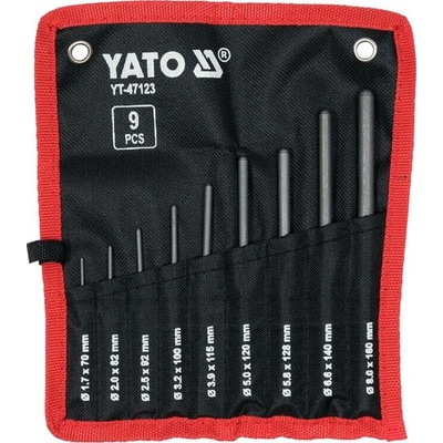 Yato - Súprava vyrážačov 70 - 160mm 9ks YT-47123