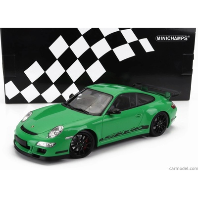 Minichamps Porsche 911 997 Gt3 Rs Coupe 2007 Zelená 1:18