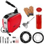 MSW Машина за почистване на тръби 570 w 400 об/мин Ø 20 - 150 мм msw-power drain clean 2.3e (msw-power drain clean 2.3e)