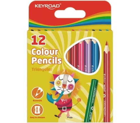 Keyroad Mini farbičky 12 farieb KR971285