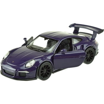 Toi-Toys Метална количка Toi Toys Welly - Porsche GT 3, тъмнолилава (21640)