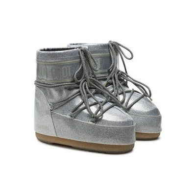 Moon Boot Icon Low Glitter 80D1409440 stříbrné