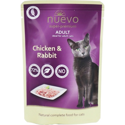 Nuevo Cat Adult kuře & králík 85 g