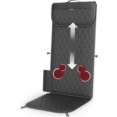 Medisana Масажираща седалка за шиацу и точков масаж Medisana MC 700, Германия, Ултра тънък дизайн, Затопляща функция, Soft-Slide технология, Сив (88968)