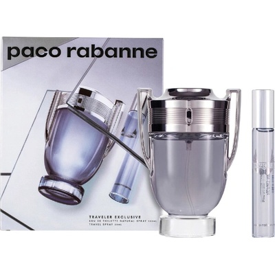 Paco Rabanne Invictus Gift Set - EDT 100ml + EDT 10ml за мъже