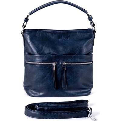 Romina & Co Středně velká kabelka na rameno i crossbody D191/22 modrá