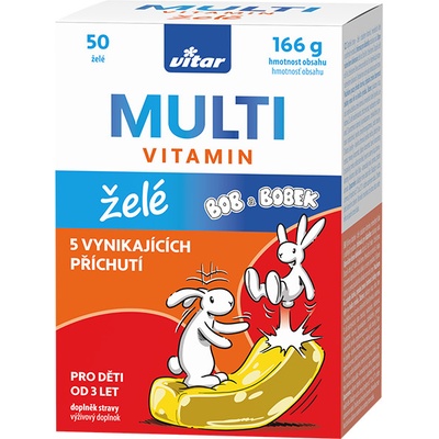 Vitar Kids Multivitamin želé, 50 želé