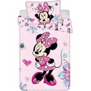 Jerry Fabrics Disney povlečení Minnie Flowers 02 Baby 40 x 60 , 100 x 135 cm
