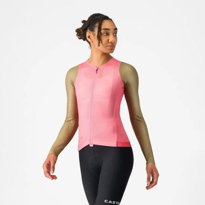 Castelli CORRETTO W LONG dámsky Giro ružová/brestové drevo